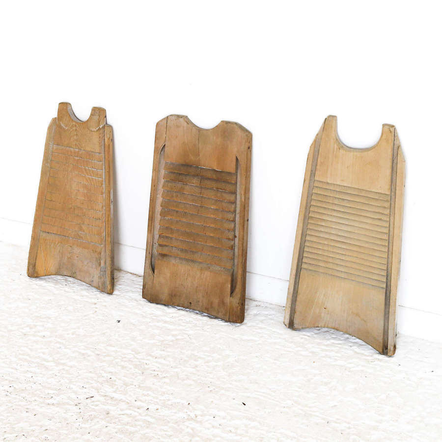 3 French 19th Century Washboards for sale individually