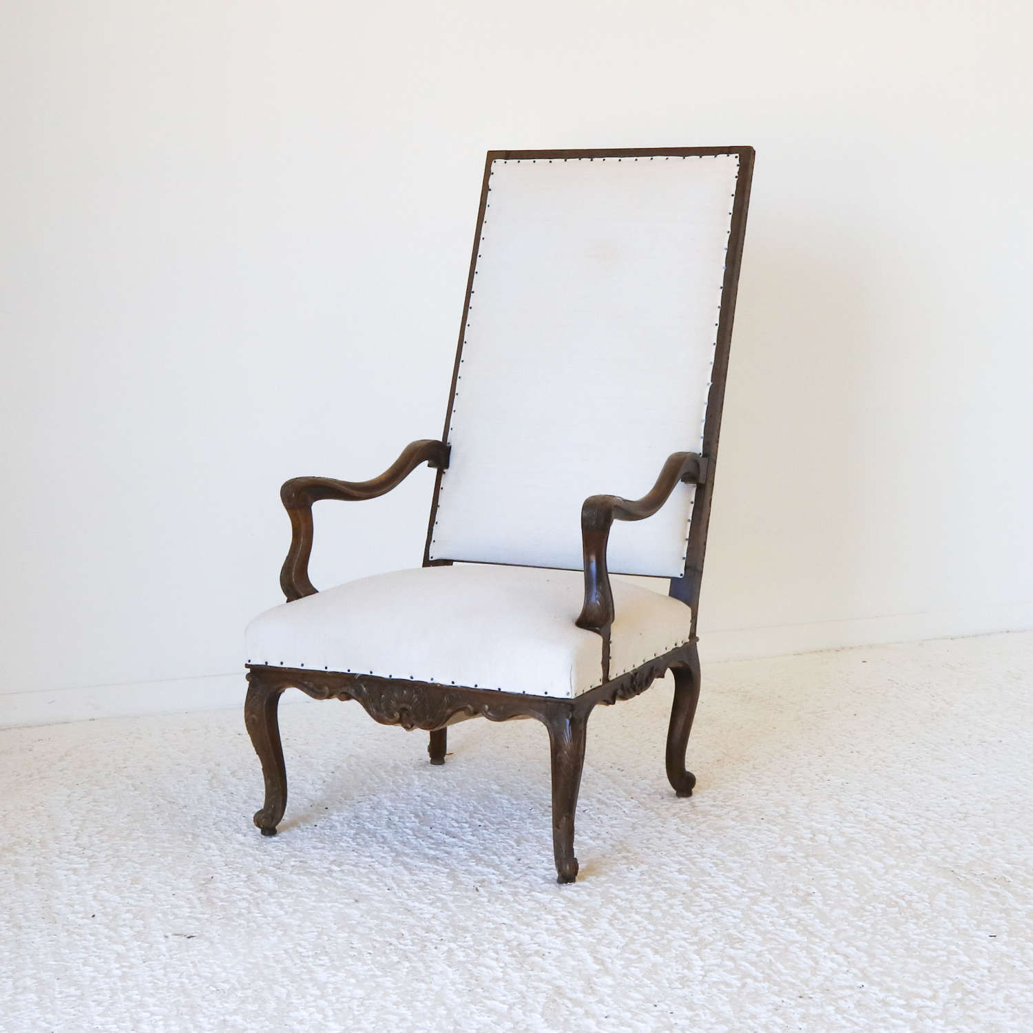 French High Back Chair in the manner of early 18th Century