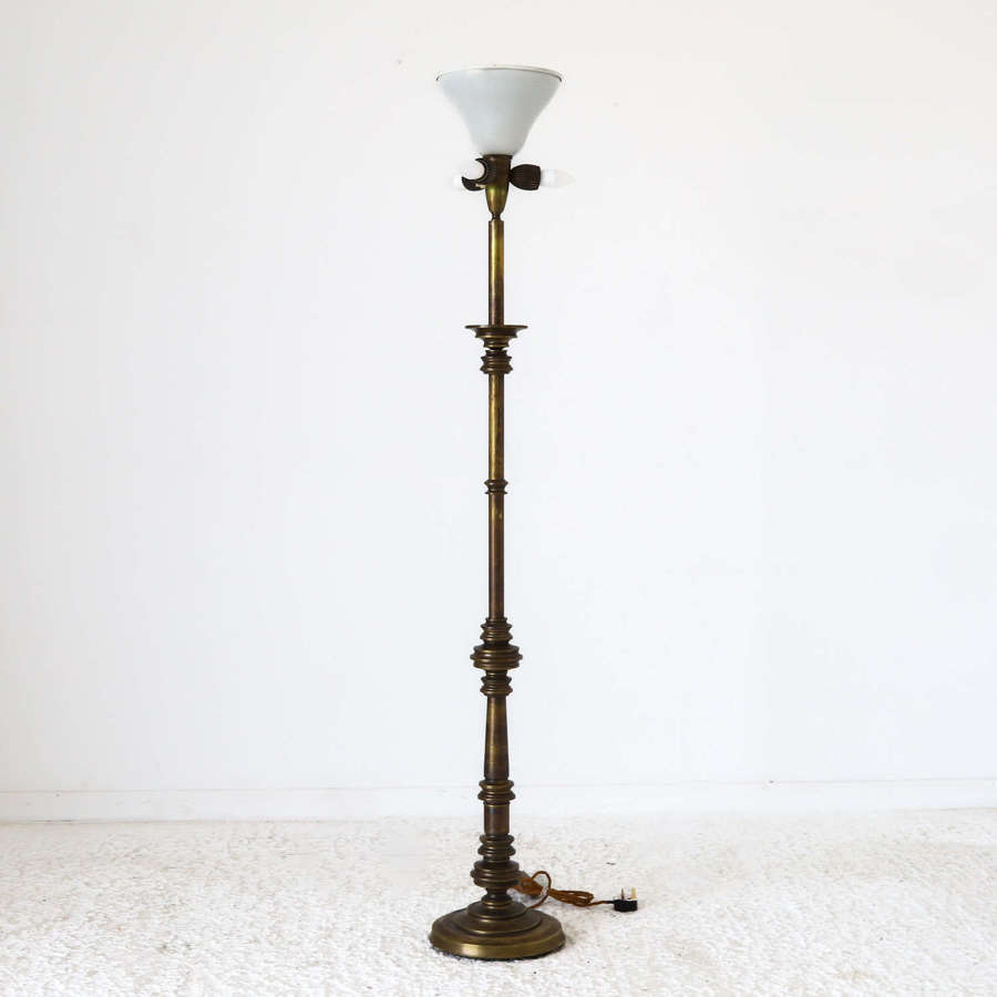 Early 20th Century Uplighter Floor Lamp by Sciolari