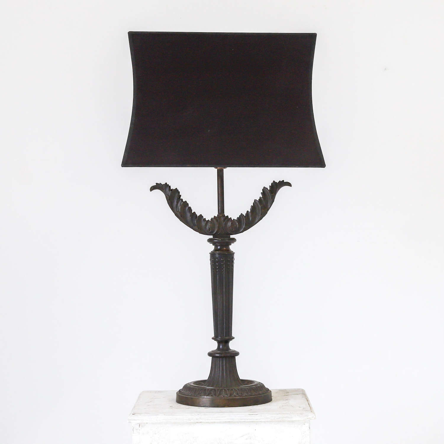 Antique French 19th Century Bronze Neoclassical Style Lamp