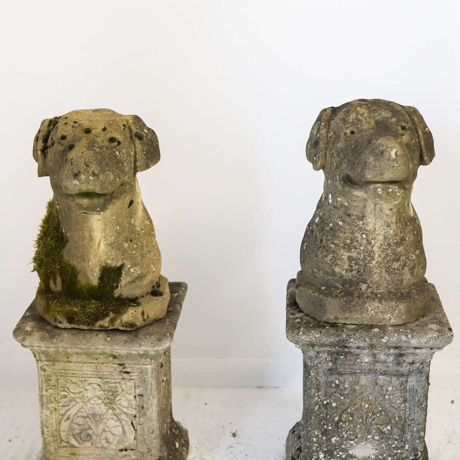 Stone Dog Heads