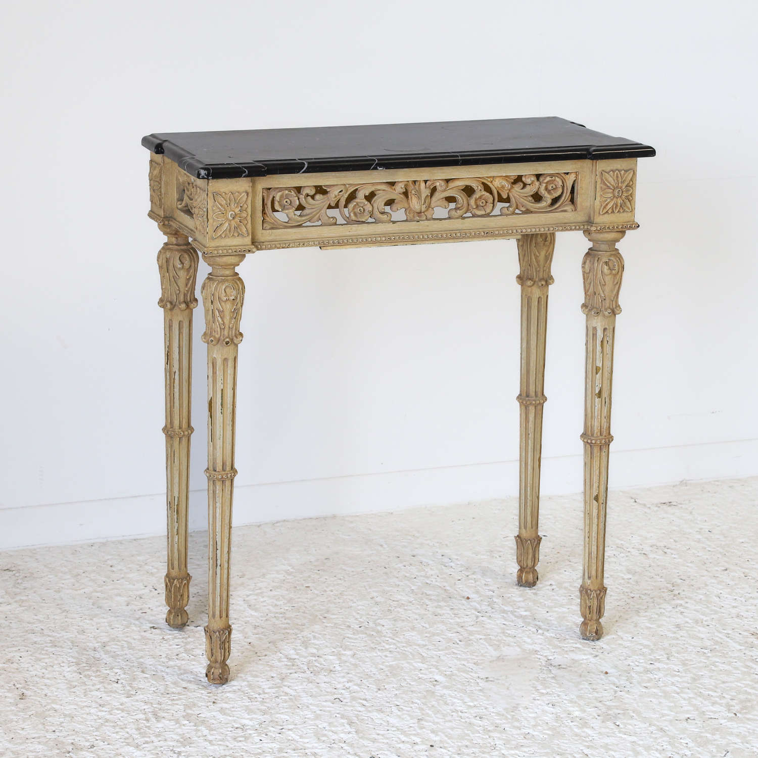 19th Century Console Table with original marble top