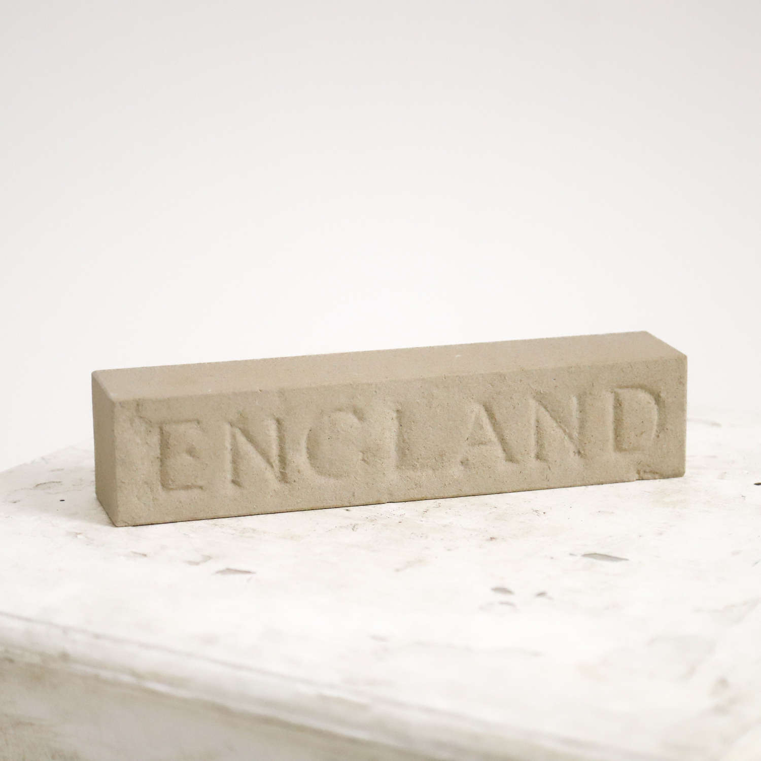 Block with Word 'England' made from Carved Bath Stone 