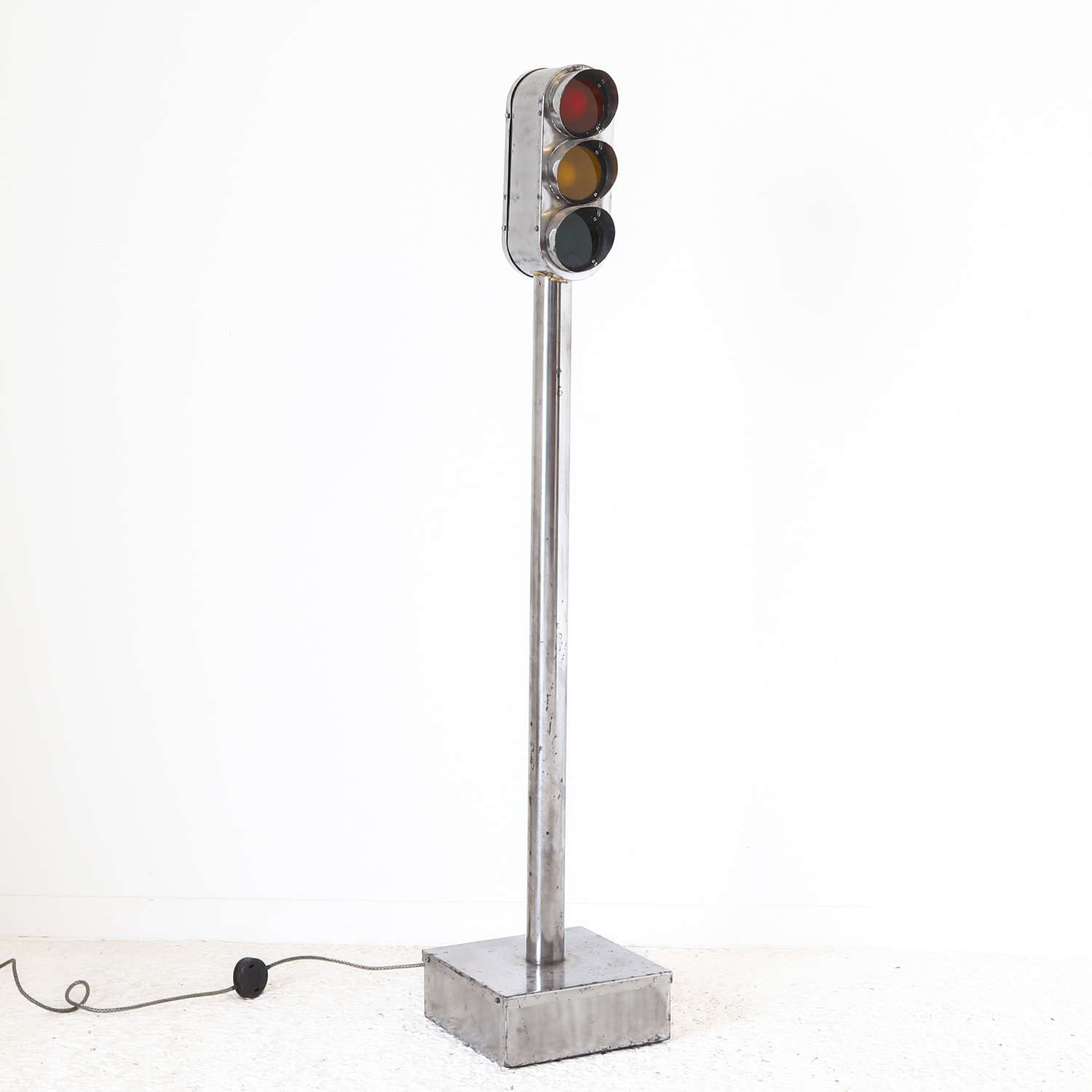 French 1930’s Diminutive Traffic Lights - Cycling Aid from School